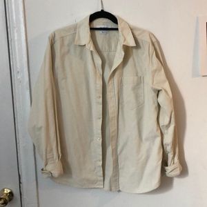 Corduroy button down shirt